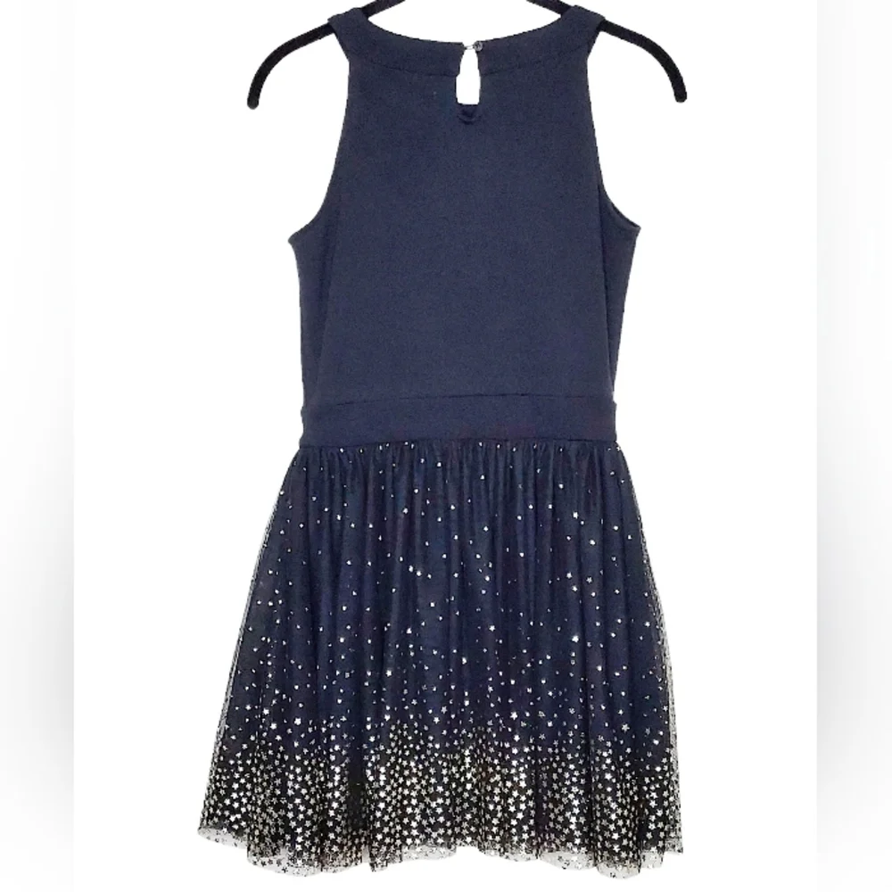 Epic Threads Girls Gold Stars Chiffon Lined Party Dress Size XL - Picture 5 of 8